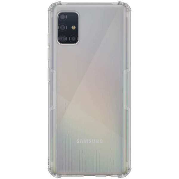 

TPU чехол Nillkin Nature Series для Samsung Galaxy A51 Серый (прозрачный)