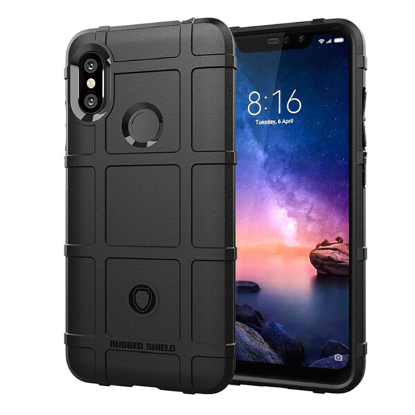 

TPU чехол Rugged Shield для Xiaomi Redmi Note 6 Pro Черный