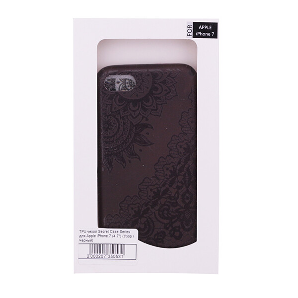 

TPU чехол Secret Case Series для Apple iPhone 7 / 8 (4.7") Узор / Черный