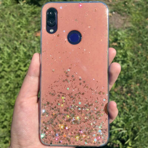 

TPU чехол Star Glitter для Xiaomi Redmi 7 Розовый