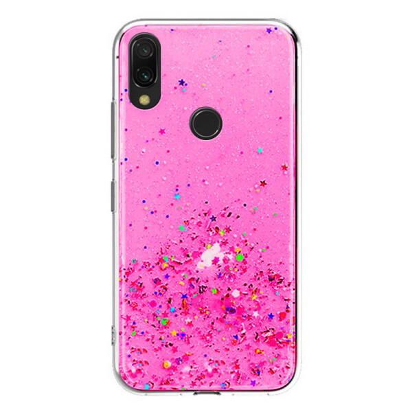 

TPU чехол Star Glitter для Xiaomi Redmi Note 7 / Note 7 Pro / Note 7s Прозрачный / Розовый