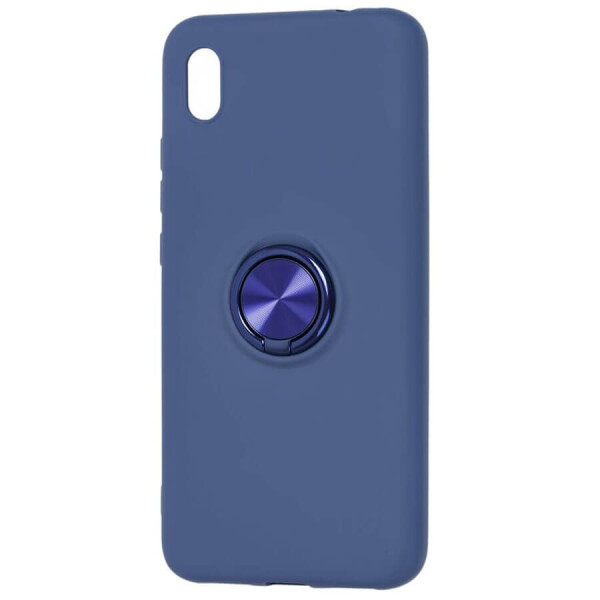 

TPU чехол Summer ColorRing под магнитный держатель для Samsung Galaxy A10 (A105F) Синий