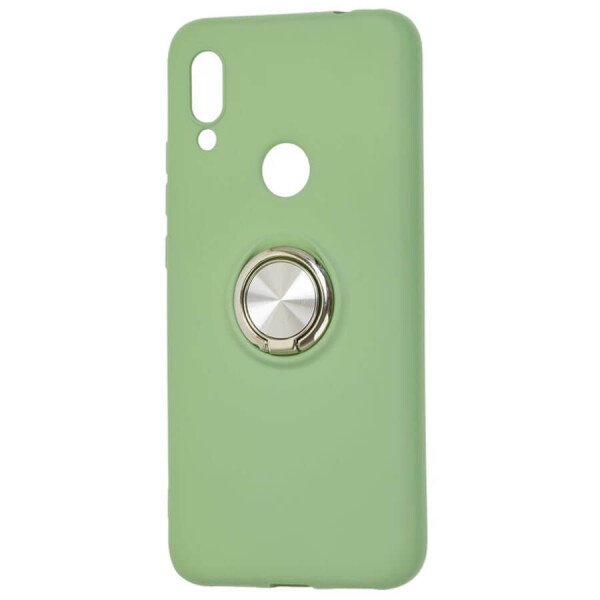 

TPU чехол Summer ColorRing под магнитный держатель для Xiaomi Redmi 7 Салатовый