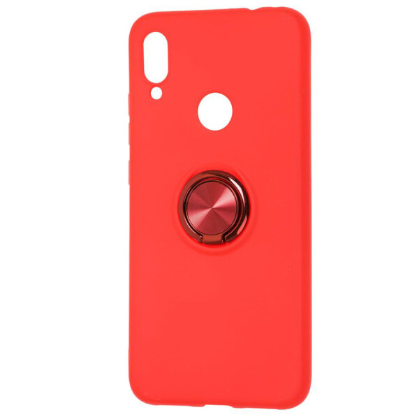 

TPU чехол Summer ColorRing под магнитный держатель для Xiaomi Redmi Note 7 /Note 7 Pro / Note 7s Красный