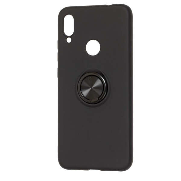 

TPU чехол Summer ColorRing под магнитный держатель для Xiaomi Redmi Note 7 /Note 7 Pro / Note 7s Черный