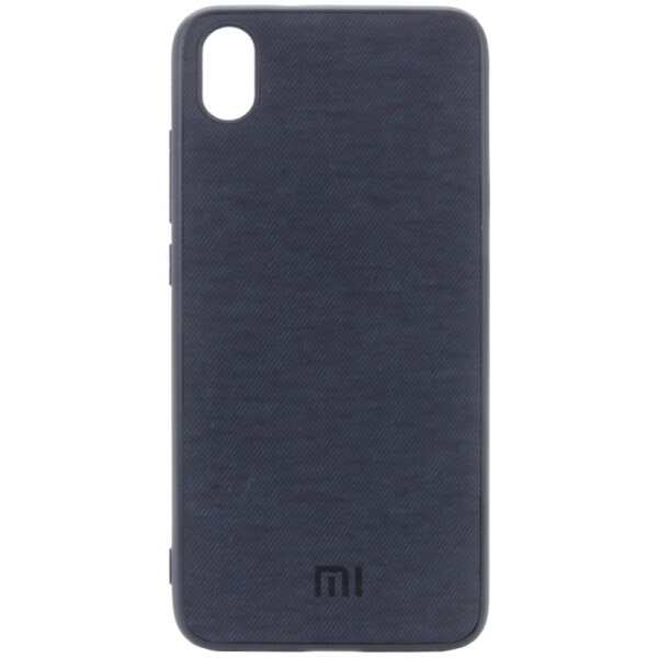 

TPU чехол Textile Logo для Xiaomi Redmi 7A Синий