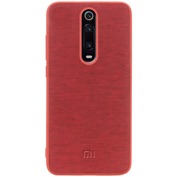 

TPU чехол Textile Logo для Xiaomi Redmi K20 / K20 Pro / Mi9T / Mi9T Pro Красный