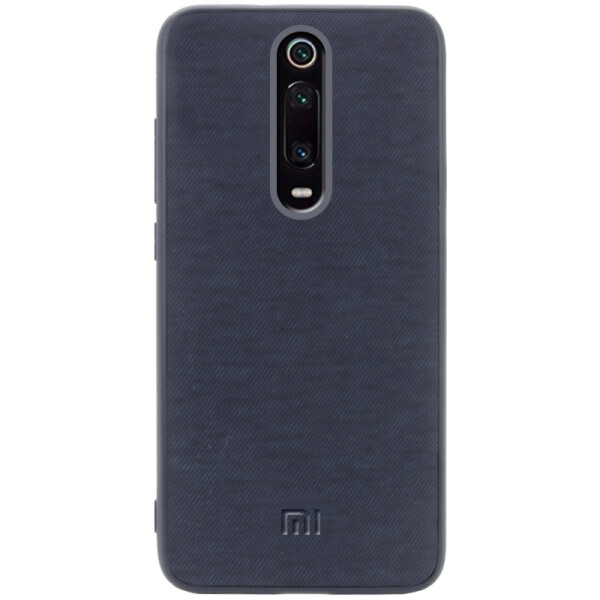 

TPU чехол Textile Logo для Xiaomi Redmi K20 / K20 Pro / Mi9T / Mi9T Pro Синий