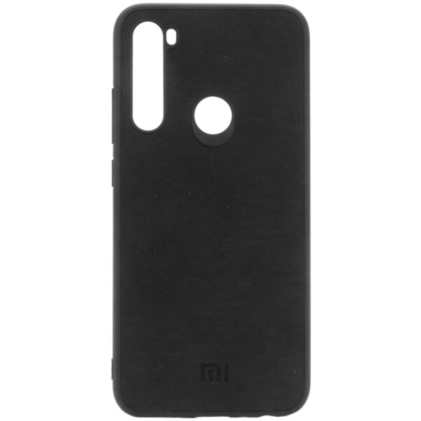 

TPU чехол Textile Logo для Xiaomi Redmi Note 8 Черный