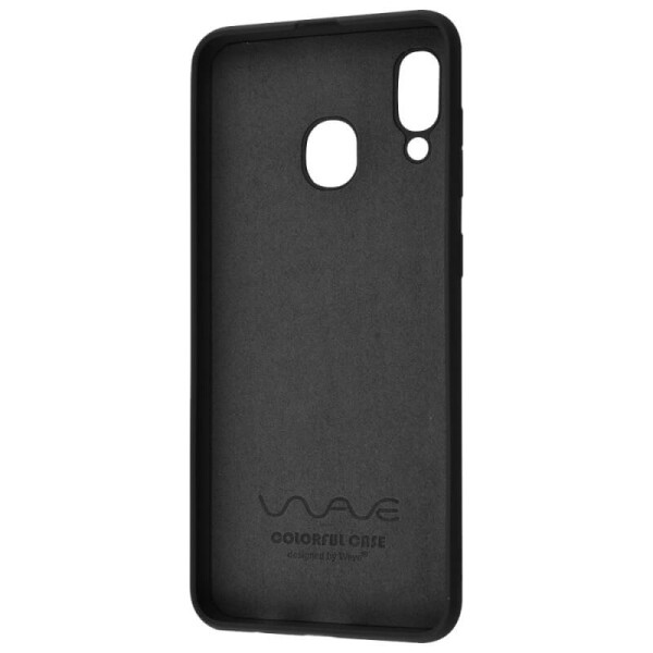 

TPU чехол WAVE Colorful для Samsung Galaxy A20 / A30 Черный / Black