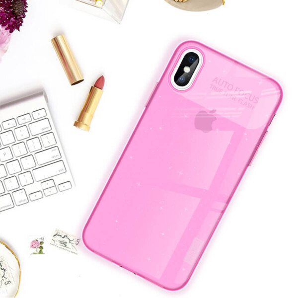 

TPU чехол X-Level Rainbow Series для Apple iPhone XS Max (6.5") Розовый