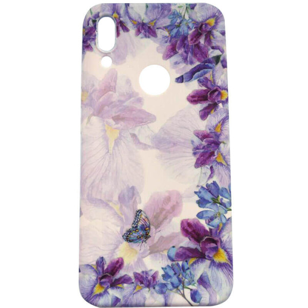 

TPU чехол Акварель Flower series для Samsung Galaxy A20 / A30 Гладиолусы белый фон