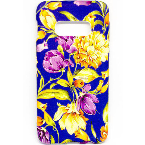 

TPU чехол Акварель Flower series для Samsung Galaxy S10+ Хризантемы фиолетовый фон