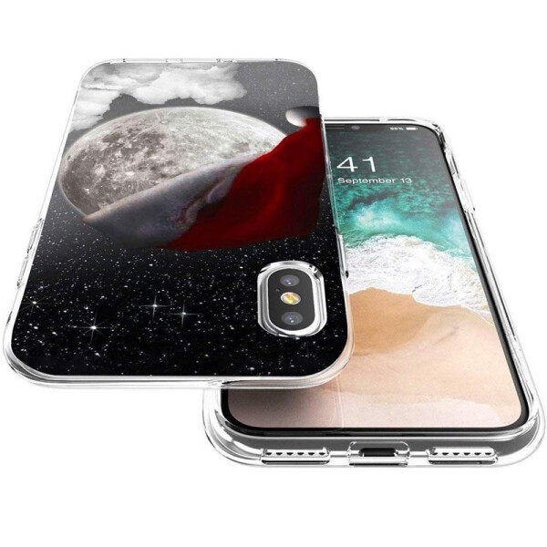 

TPU чехол Зимняя сказка для Apple iPhone XS Max (6.5") Луна