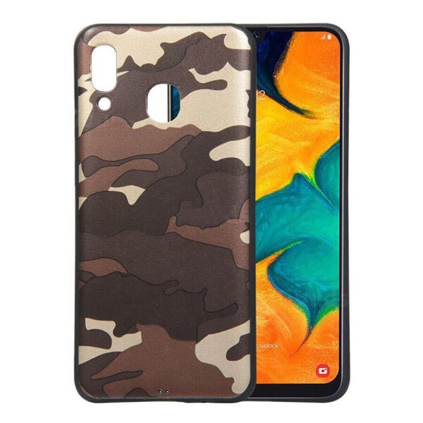 

TPU чехол камуфляж для Samsung Galaxy A20 / A30 Коричневый