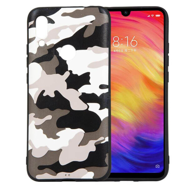 

TPU чехол камуфляж для Xiaomi Redmi Note 7 / Note 7 Pro / Note 7s Белый