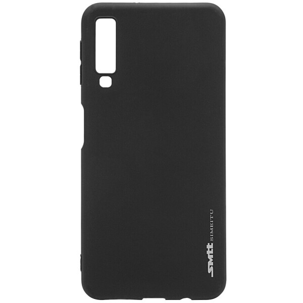 

TPU чехол матовый SMTT для Samsung A750 Galaxy A7 (2018) Черный (Soft touch)