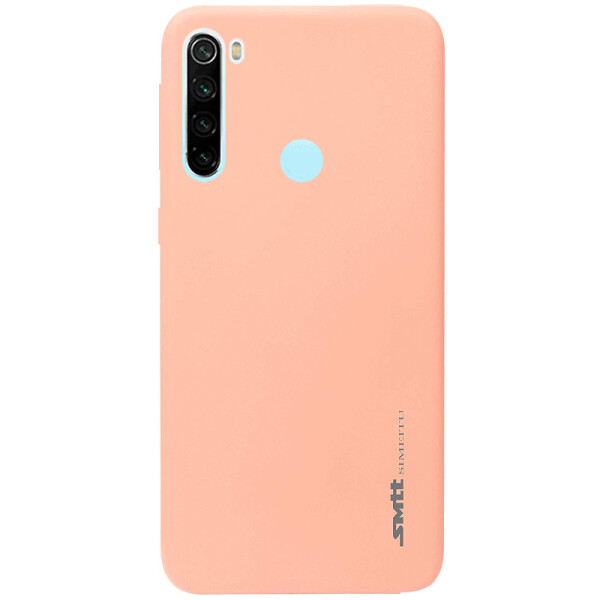 

TPU чехол матовый SMTT для Xiaomi Redmi Note 8T Розовый (Soft touch)