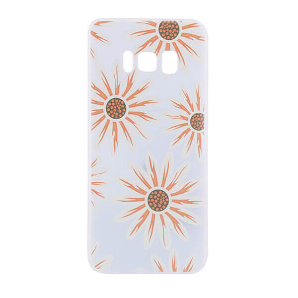 

TPU чехол матовый soft touch color для Samsung G950 Galaxy S8 Крупные Ромашки