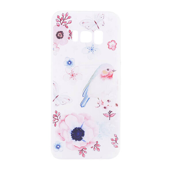 

TPU чехол матовый soft touch color для Samsung G950 Galaxy S8 Птичка