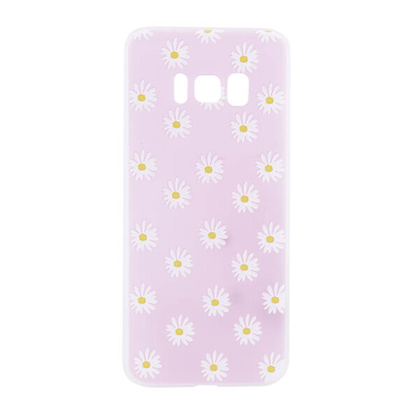 

TPU чехол матовый soft touch color для Samsung G950 Galaxy S8 Ромашки