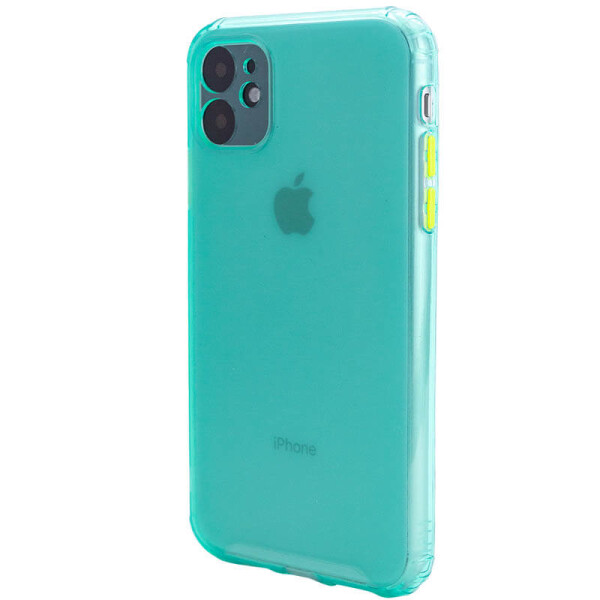 

TPU чехол Сolor matte для Apple iPhone 11 (6.1") Зеленый