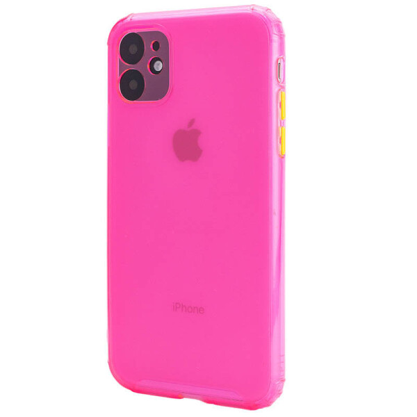

TPU чехол Сolor matte для Apple iPhone 11 (6.1") Розовый