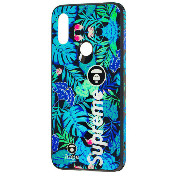 

TPU+Glass чехол Cute Print для Xiaomi Redmi Note 7 / Note 7 Pro / Note 7s Supreme color