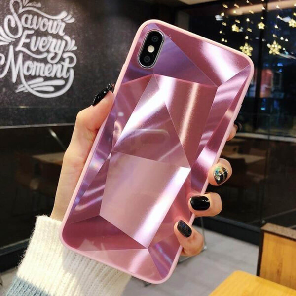 

TPU+Glass чехол Diamond series для Apple iPhone XS Max (6.5") Фиолетовый