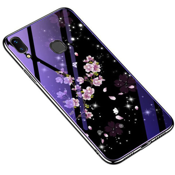 

TPU+Glass чехол Fantasy с глянцевыми торцами для Huawei P Smart Z / Y9 Prime (2019) Цветение