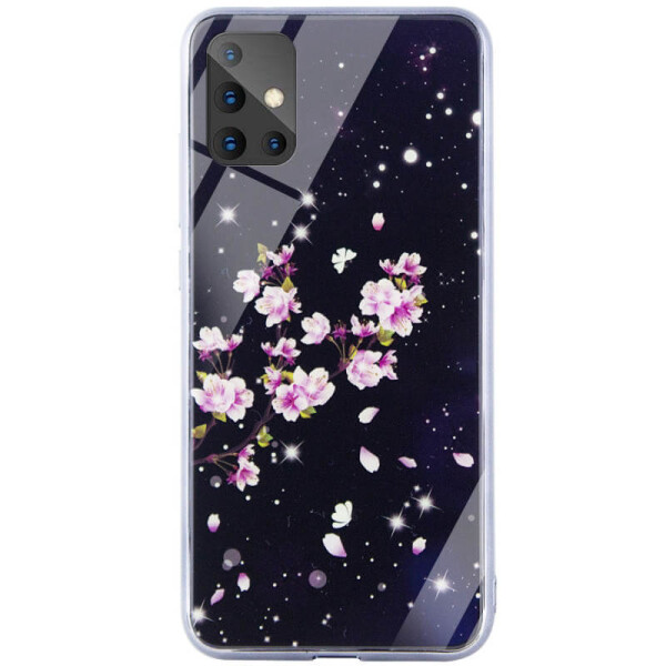 

TPU+Glass чехол Fantasy с глянцевыми торцами для Samsung Galaxy A51 Цветение