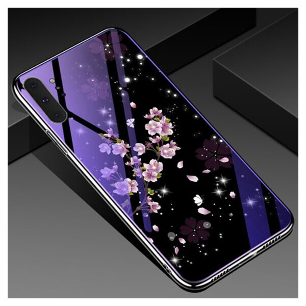 

TPU+Glass чехол Fantasy с глянцевыми торцами для Samsung Galaxy Note 10 Plus Цветение