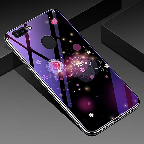 

TPU+Glass чехол Fantasy с глянцевыми торцами для Xiaomi Mi 8 Lite / Mi 8 Youth (Mi 8X) Пузырьки и цветы