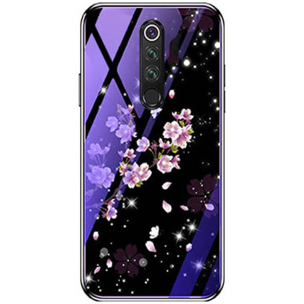 

TPU+Glass чехол Fantasy с глянцевыми торцами для Xiaomi Redmi 8 Цветение