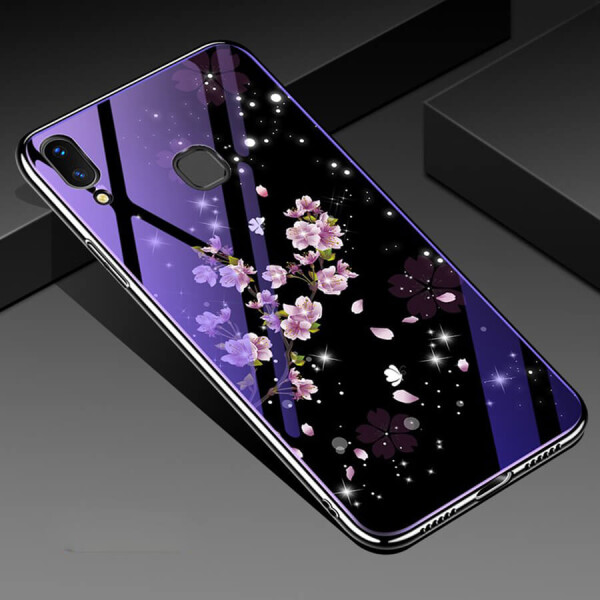 

TPU+Glass чехол Fantasy с глянцевыми торцами для Xiaomi Redmi Note 7 / Note 7 Pro / Note 7s Цветение