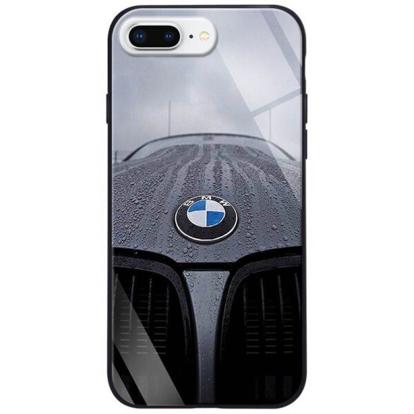 

TPU+Glass чехол ForFun для Apple iPhone 7 plus / 8 plus (5.5") Белый/БМВ