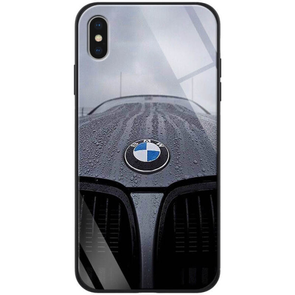 

TPU+Glass чехол ForFun для Apple iPhone X / XS (5.8") Белый/БМВ