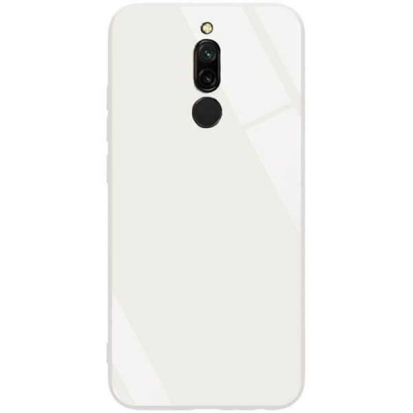 

TPU+Glass чехол GLOSSY для Xiaomi Redmi 8 Белый / White