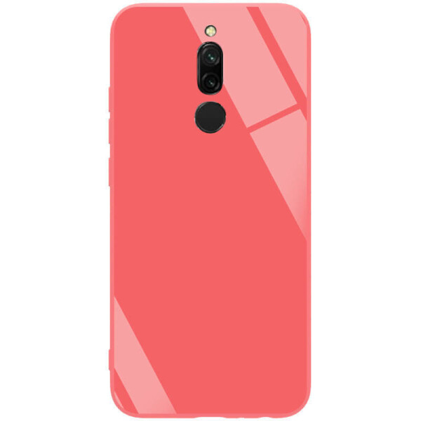 

TPU+Glass чехол GLOSSY для Xiaomi Redmi 8 Красный / Red orchid