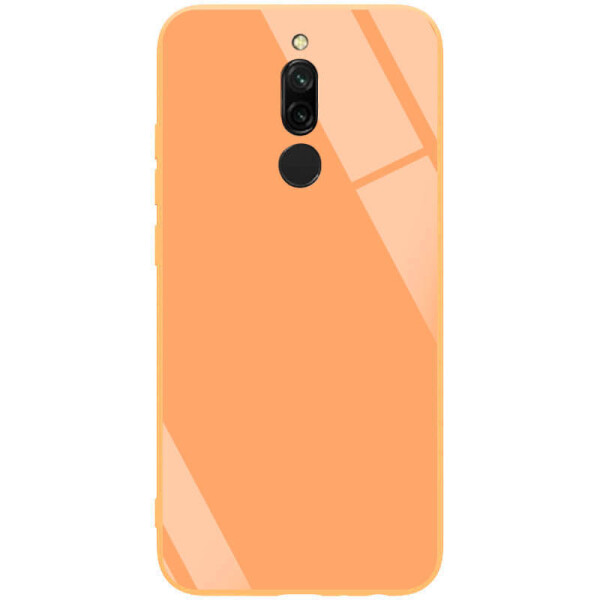 

TPU+Glass чехол GLOSSY для Xiaomi Redmi 8 Персиковый / Peach