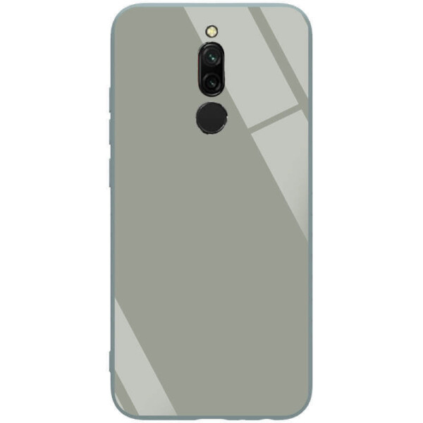 

TPU+Glass чехол GLOSSY для Xiaomi Redmi 8 Серый / Lavender Gray