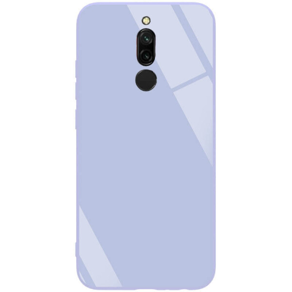

TPU+Glass чехол GLOSSY для Xiaomi Redmi 8 Сиреневый / Lanvender
