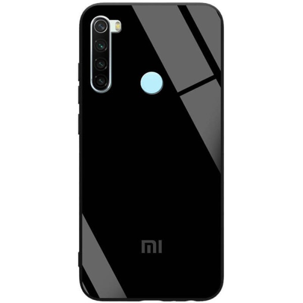 

TPU+Glass чехол GLOSSY для Xiaomi Redmi Note 8 Черный / Black