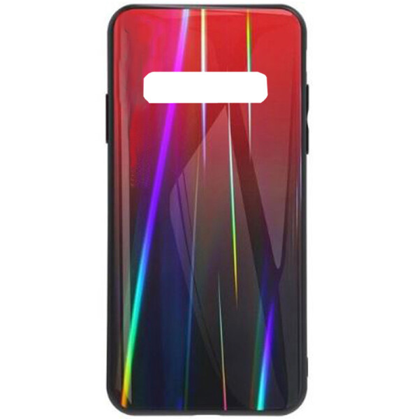 

TPU+Glass чехол Gradient Aurora для Samsung Galaxy S10+ Красный
