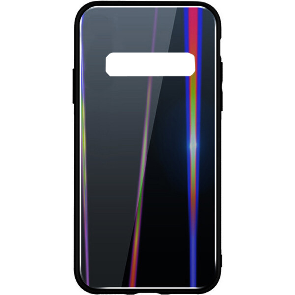 

TPU+Glass чехол Gradient Aurora для Samsung Galaxy S10+ Черный