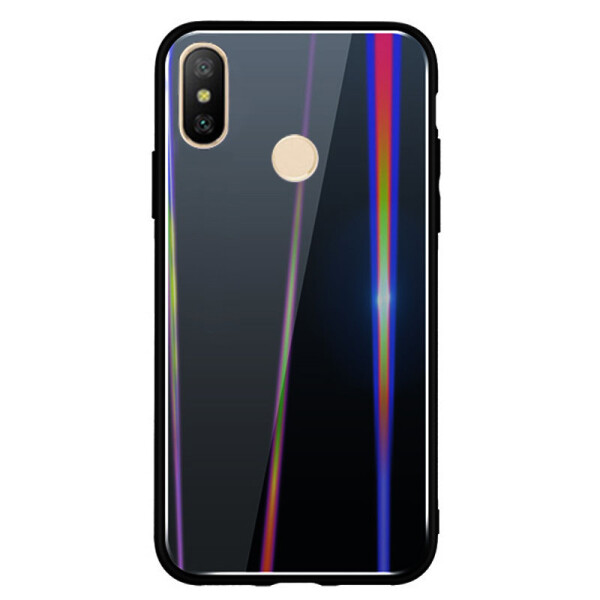 

TPU+Glass чехол Gradient Aurora для Xiaomi Mi A2 Lite / Xiaomi Redmi 6 Pro Черный