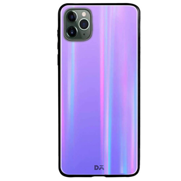

TPU+Glass чехол Gradient Aurora с лого для Apple iPhone 11 Pro Max (6.5") Розовый / Сиреневый