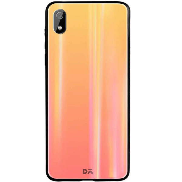 

TPU+Glass чехол Gradient Aurora с лого для Xiaomi Redmi 7A Розовый