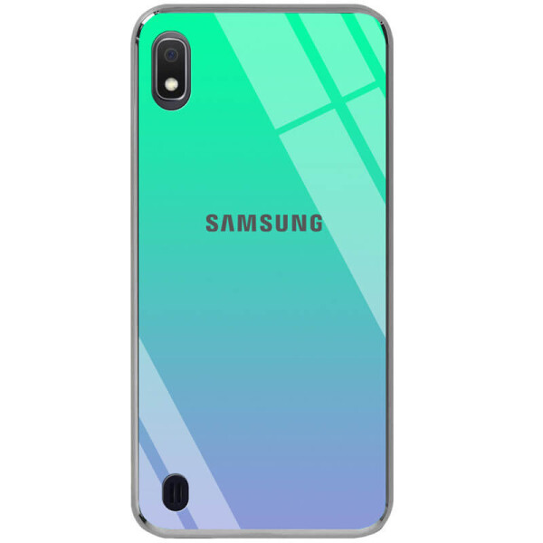 

TPU+Glass чехол Gradient Rainbow с лого для Samsung Galaxy A10 (A105F) Зеленый