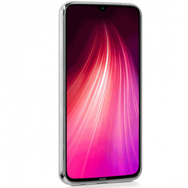 

TPU+Glass чехол Gradient Rainbow с лого для Xiaomi Redmi Note 8 Синий